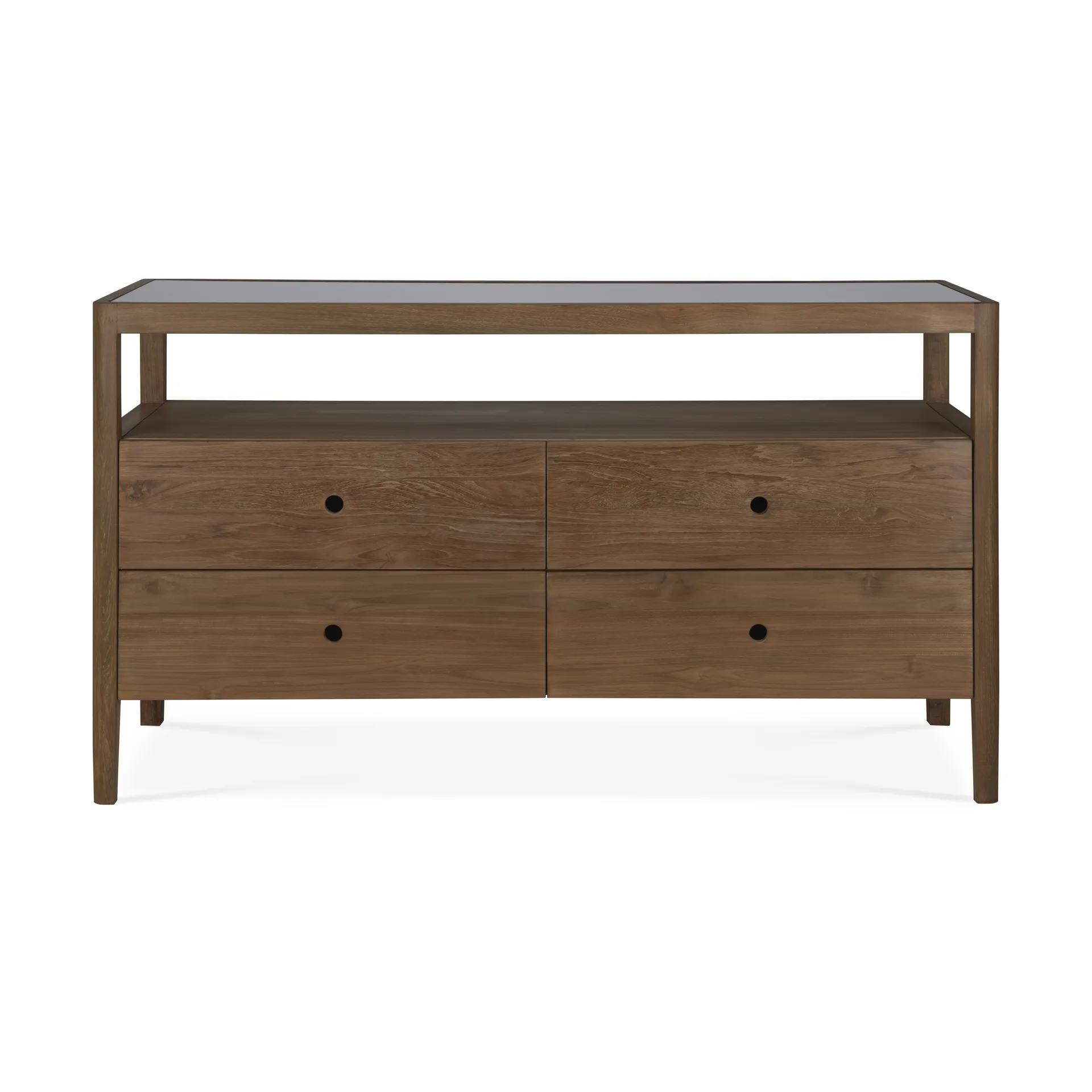 Spindle byrå, Teak, 4 lådor Ethnicraft