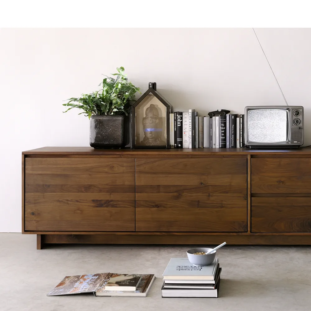 Wave mediabänk 60x210 cm, Hårdvaxoljad ek Ethnicraft