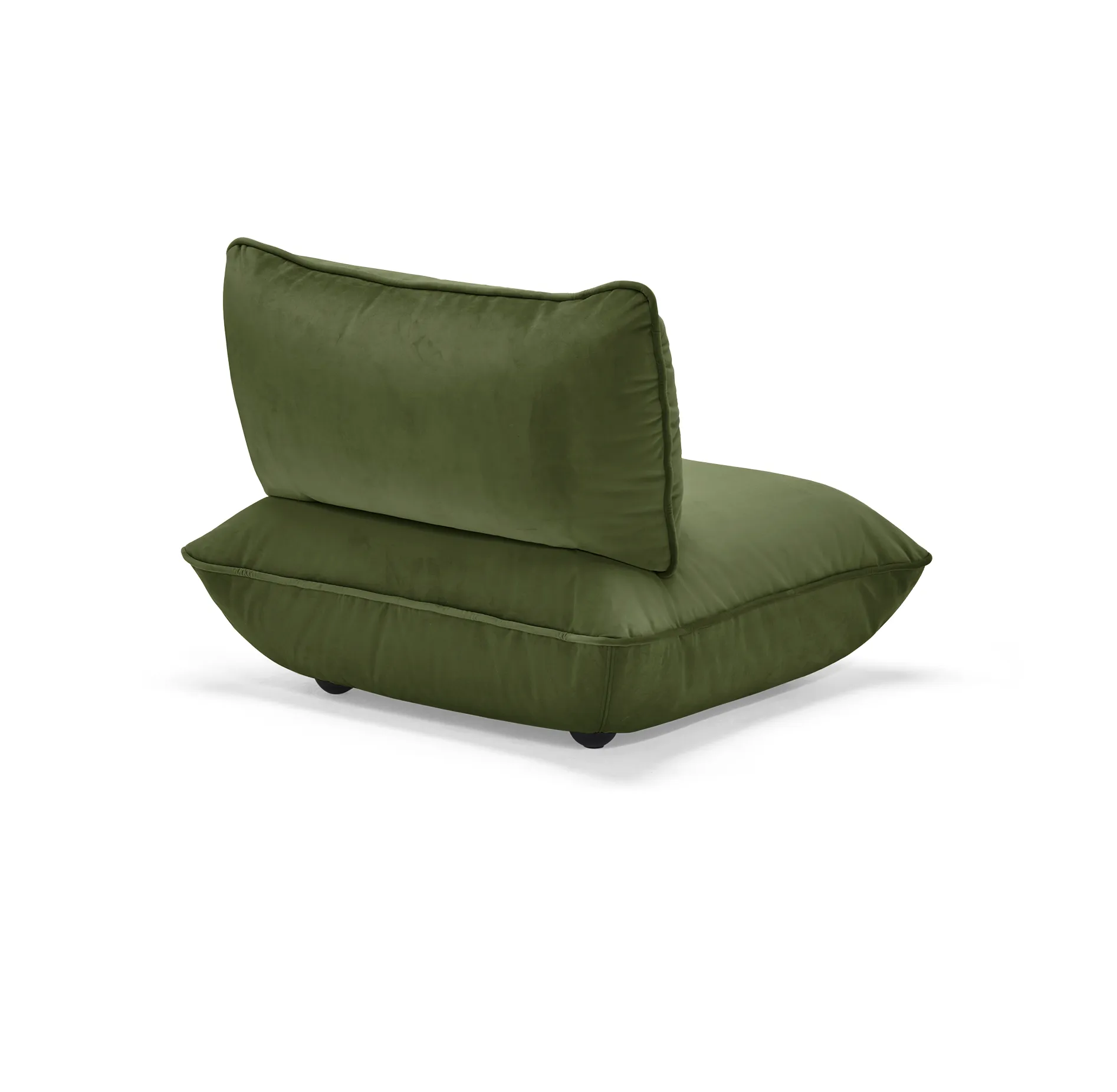 Fatboy Sumo mittmodul, Velvet recycled deep green, 108x108x90 cm Fatboy
