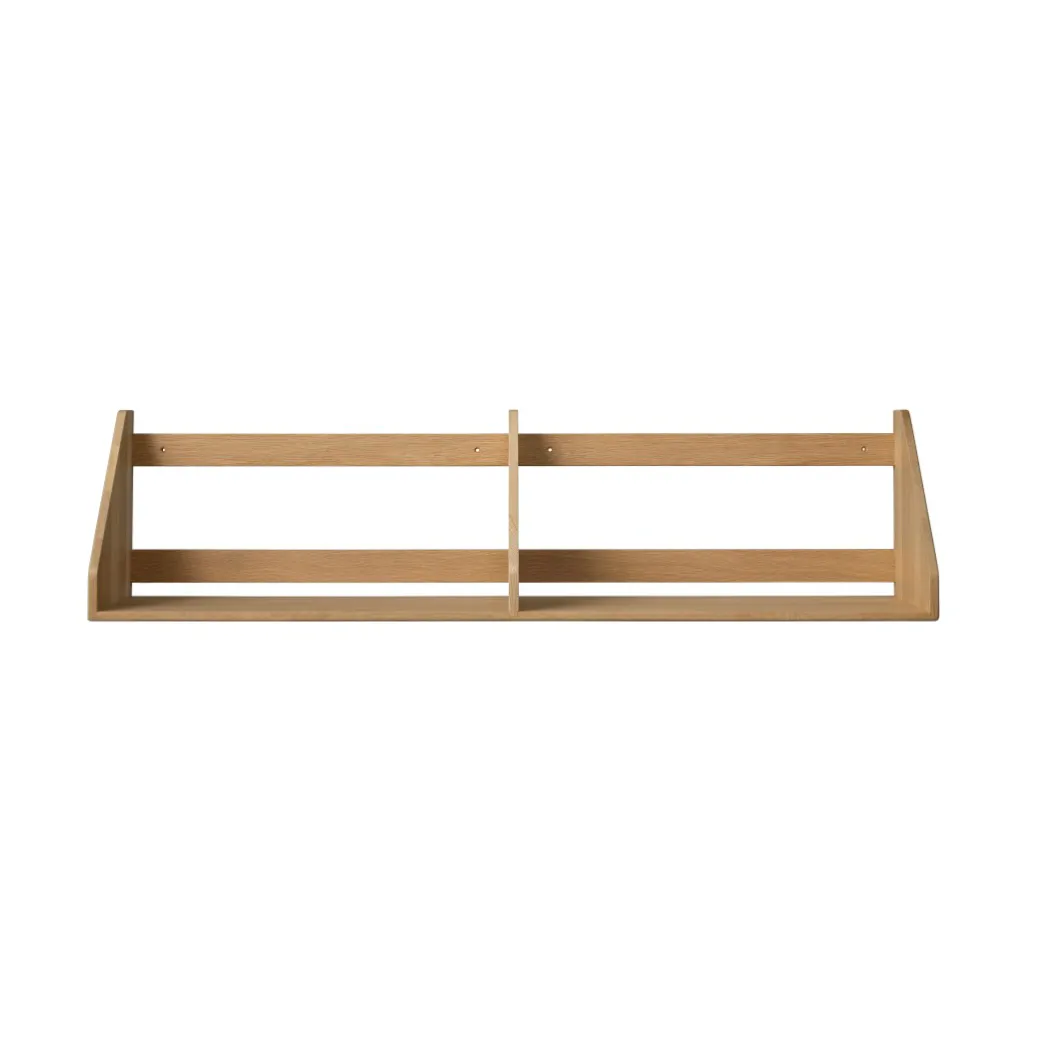B5 hylla 21x100 cm, Oak nature lacquered FDB Møbler