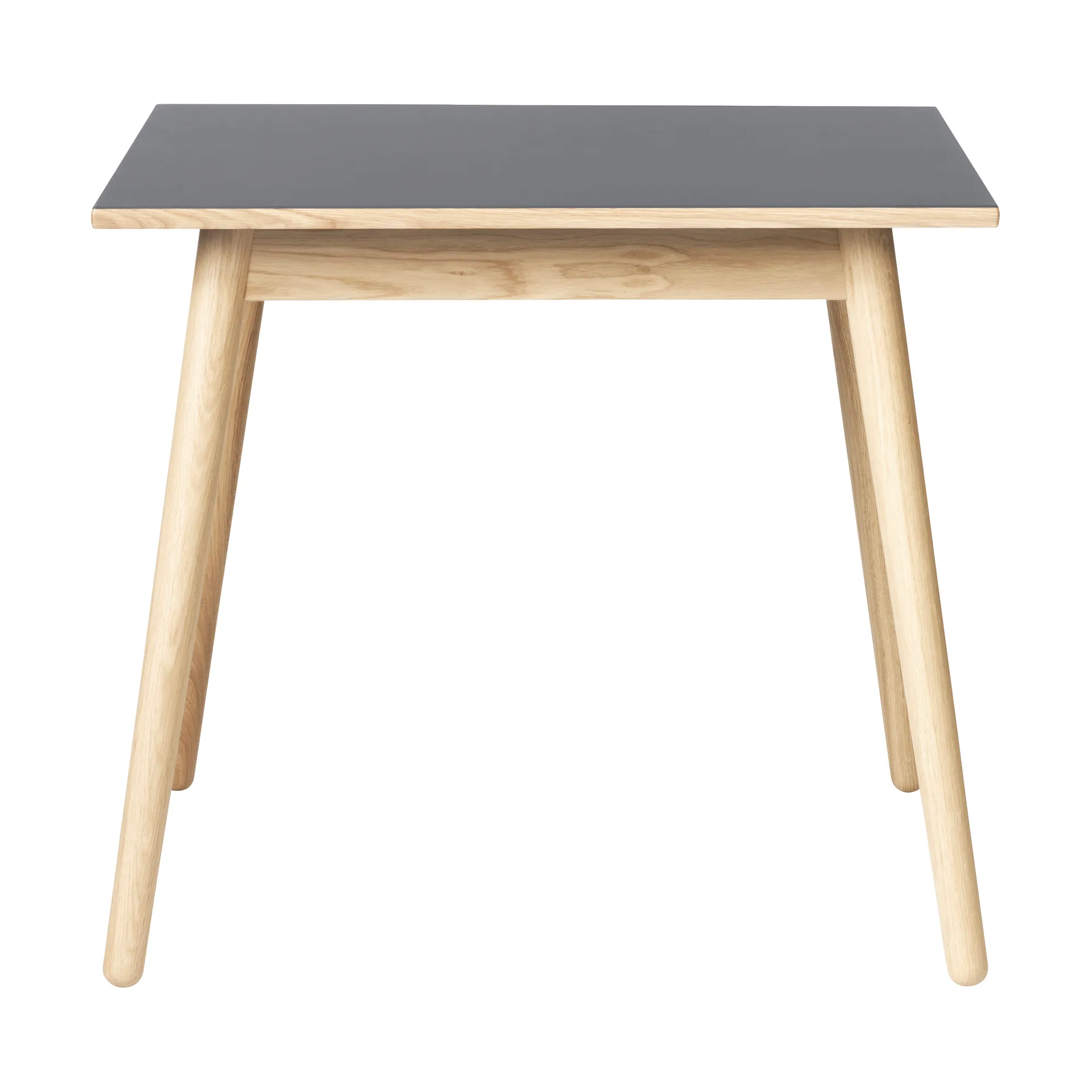 C35A matbord 82x82 cm, Light grey linoleum-oak nature waterbased laquer FDB Møbler