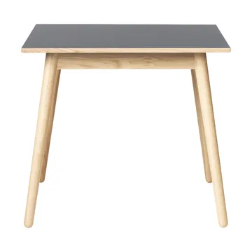 C35A matbord 82x82 cm - Light grey linoleum-oak nature waterbased laquer - FDB Møbler