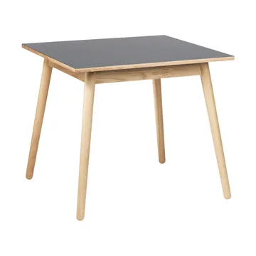 C35A matbord 82x82 cm - Light grey linoleum-oak nature waterbased laquer - FDB Møbler