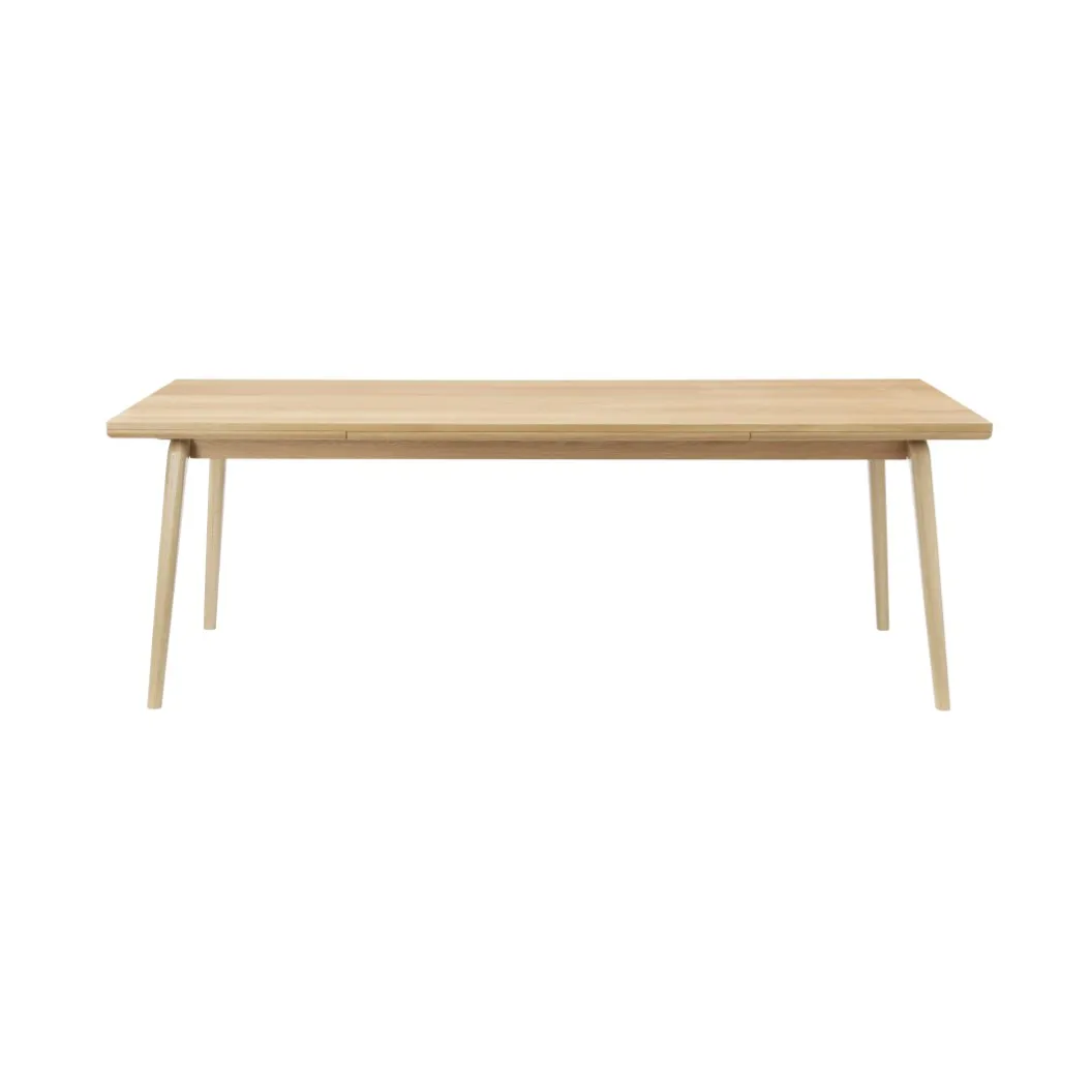 C65 Åstrup matbord 100x220 cm, Oak nature lacquered-oak veneer FDB Møbler