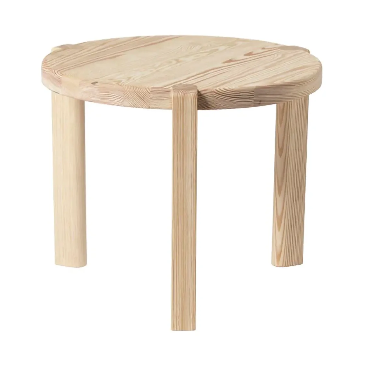 D108 Ragnesminde soffbord Ø48 cm, Pine untreated FDB Møbler