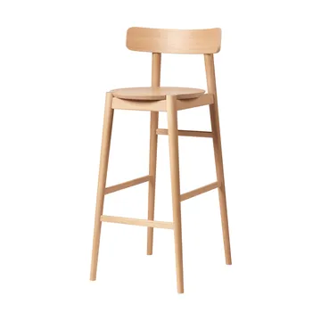 J184 Øst barstol 75 cm - Oak nature lacquered - FDB Møbler