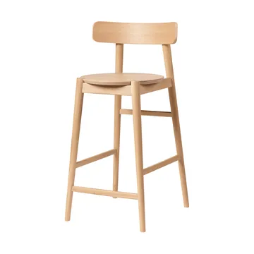 J185 Øst barstol 65 cm - Oak nature lacquered - FDB Møbler