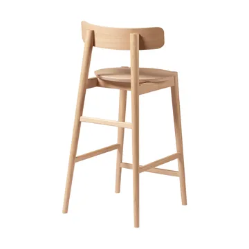 J185 Øst barstol 65 cm - Oak nature lacquered - FDB Møbler