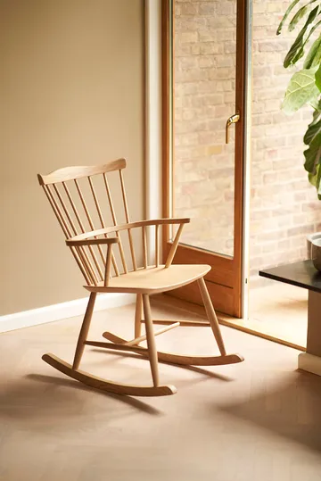 J52G gungstol - Oak nature oil - FDB Møbler