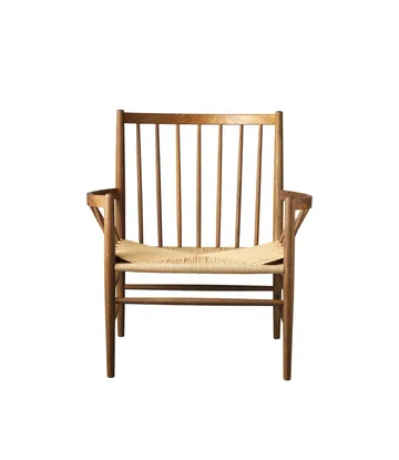 J82 fåtölj - Smoked oak oiled-nature - FDB Møbler