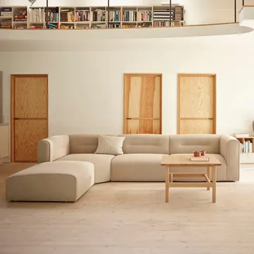 L44 Mols soffmodul puff - Beige - FDB Møbler