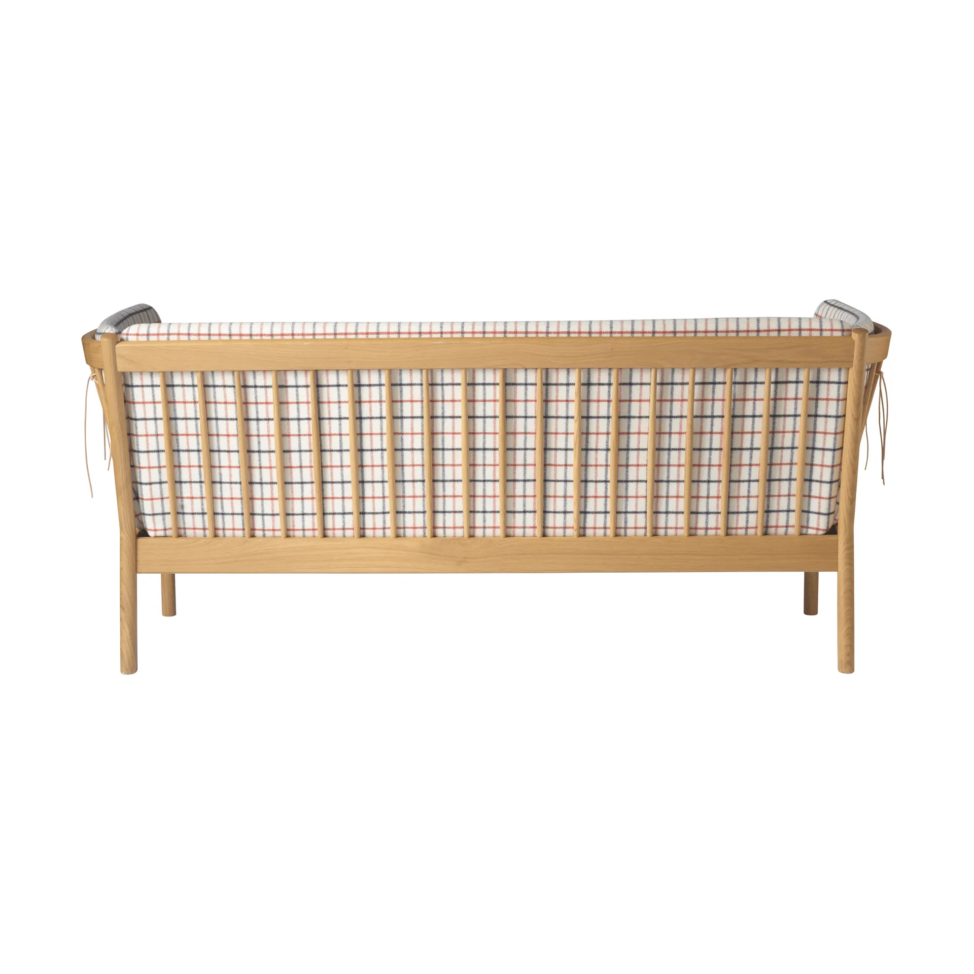 L45 MK154 soffa, Lackerad ek-tyg beige FDB Møbler