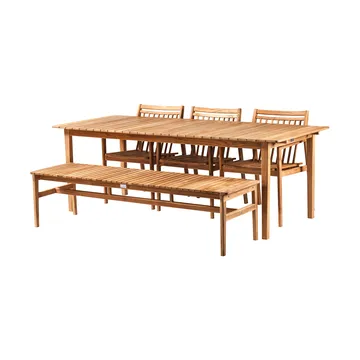 M2 Sammen trädgårdsbord - Teak-nature oiled - FDB Møbler