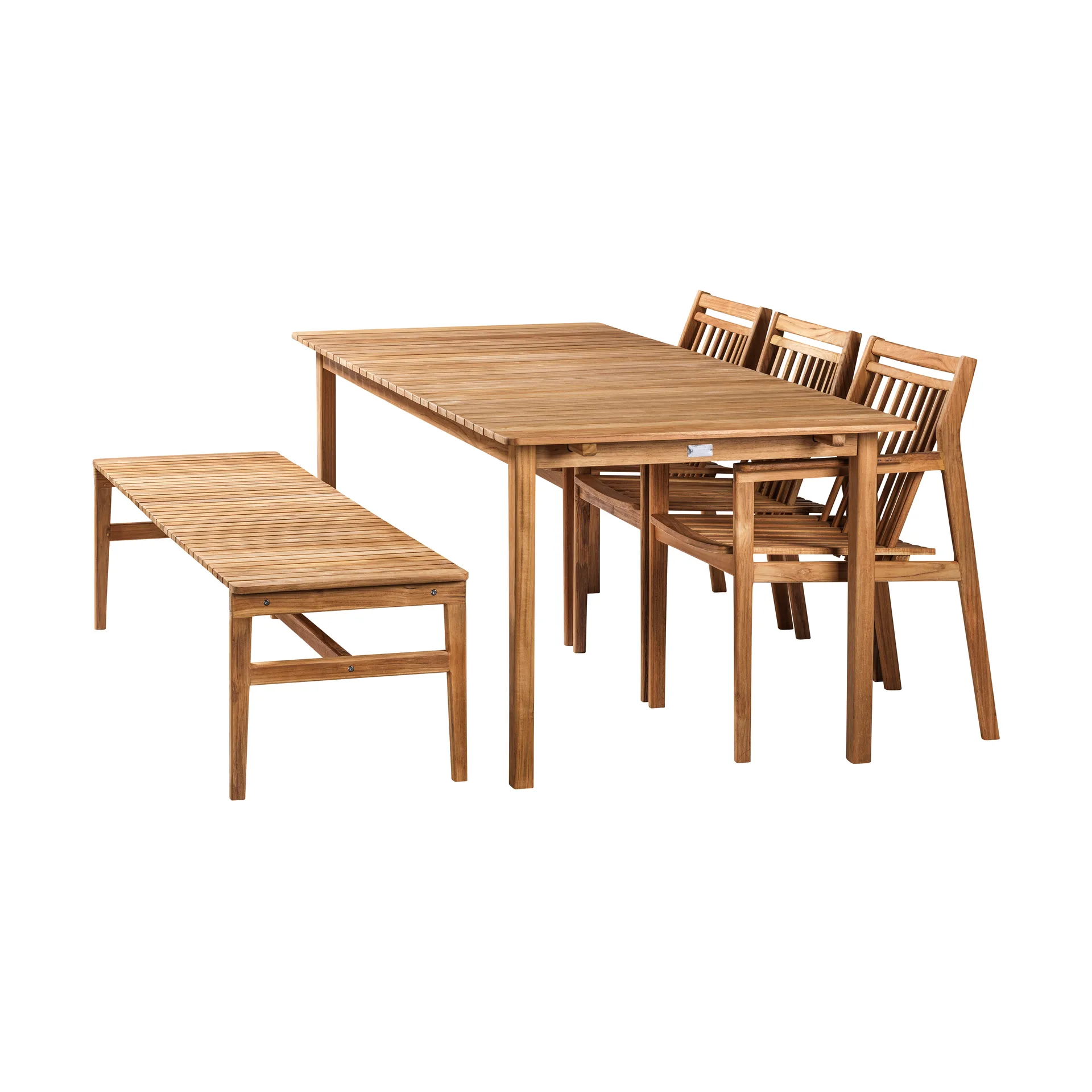 M2 Sammen trädgårdsbord, Teak-nature oiled FDB Møbler
