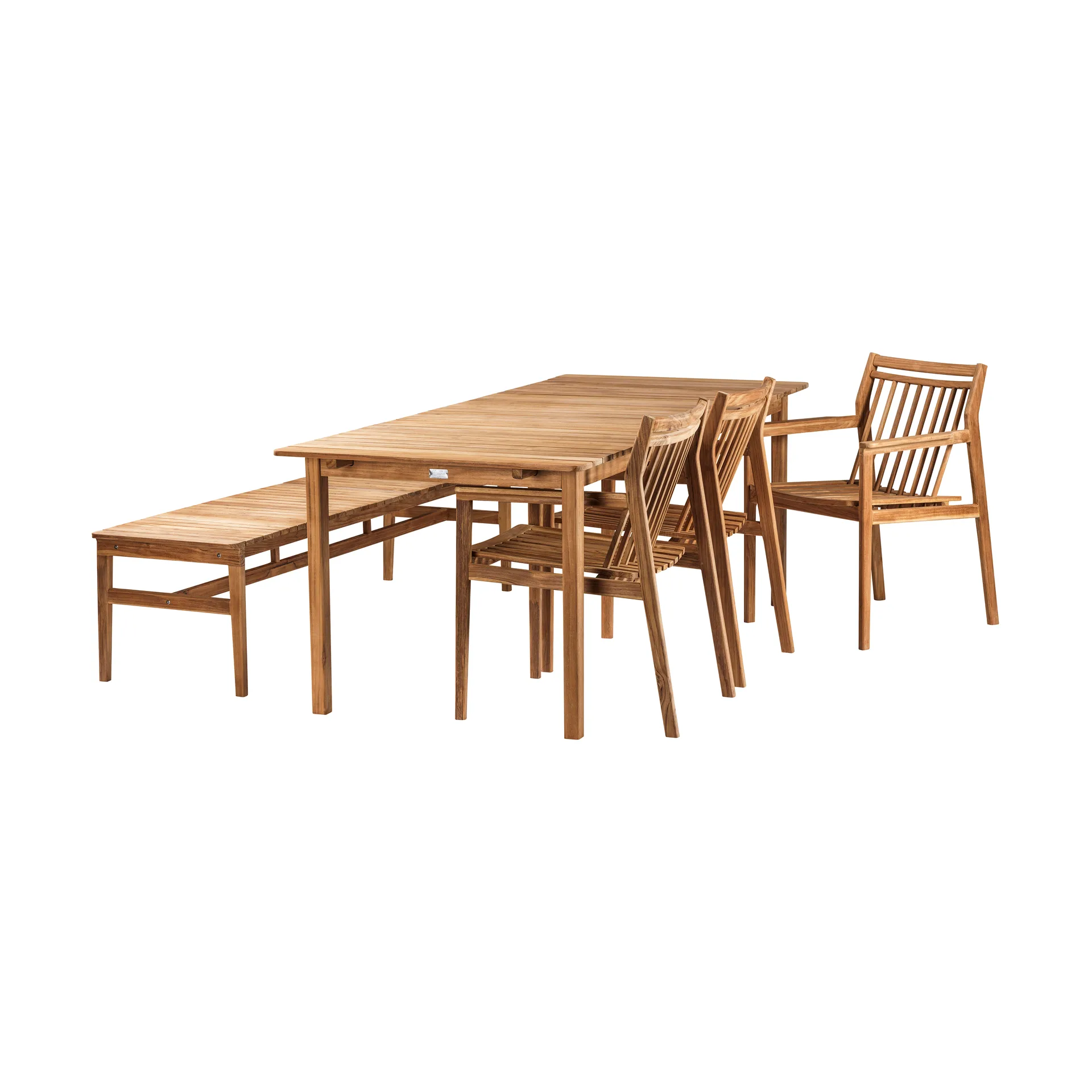 M2 Sammen trädgårdsbord, Teak-nature oiled FDB Møbler