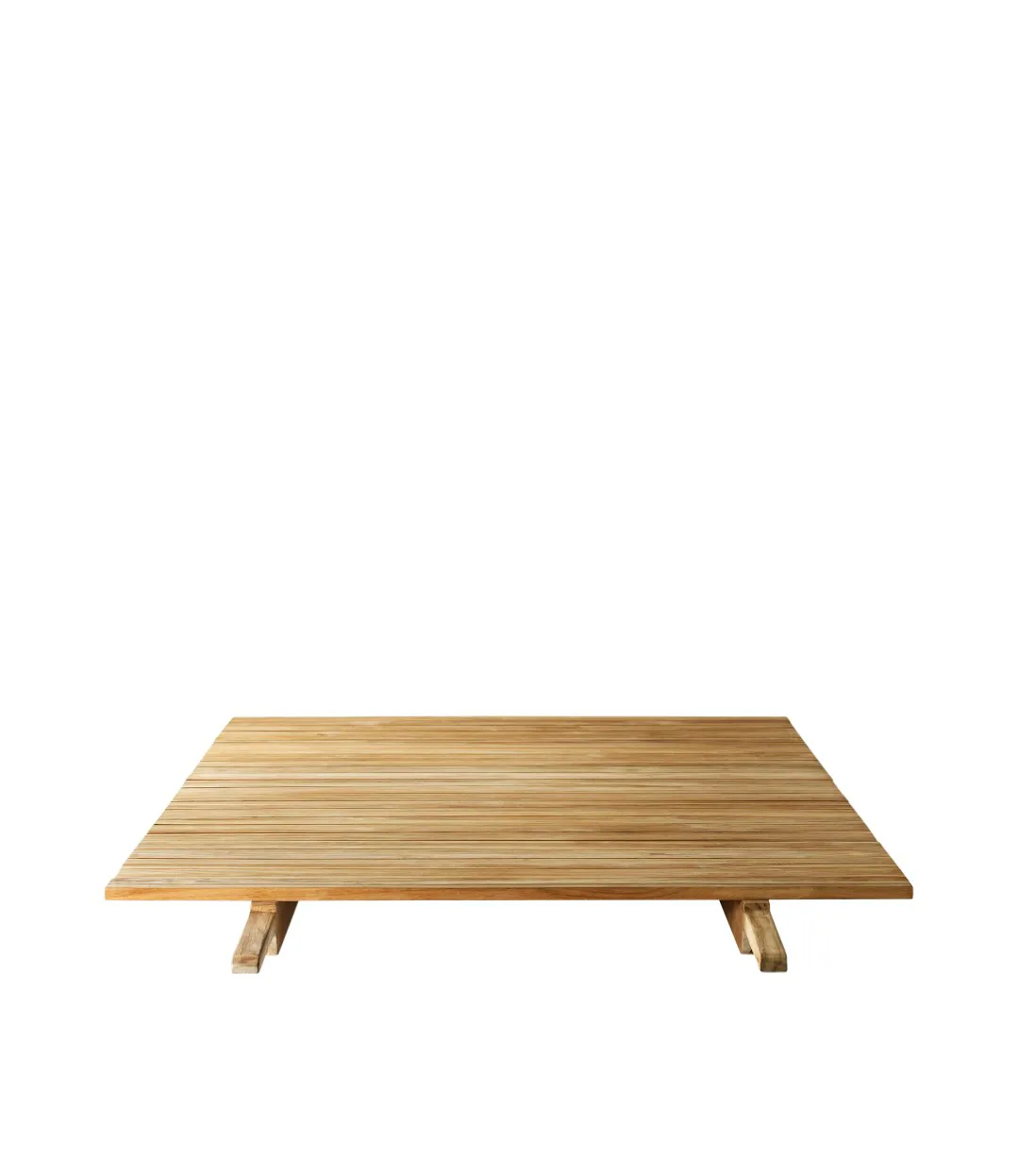 M4 Sammen Central Plate M2/M3 iläggsskiva, 90x185 cm teak non treated FDB Møbler