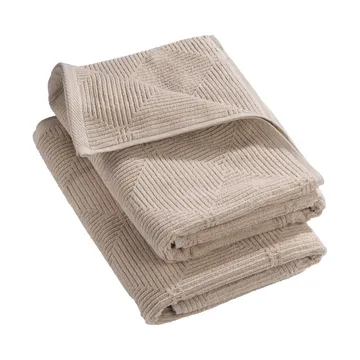 R33 Kirkeby badhandduk 2-pack - Rainy day - FDB Møbler