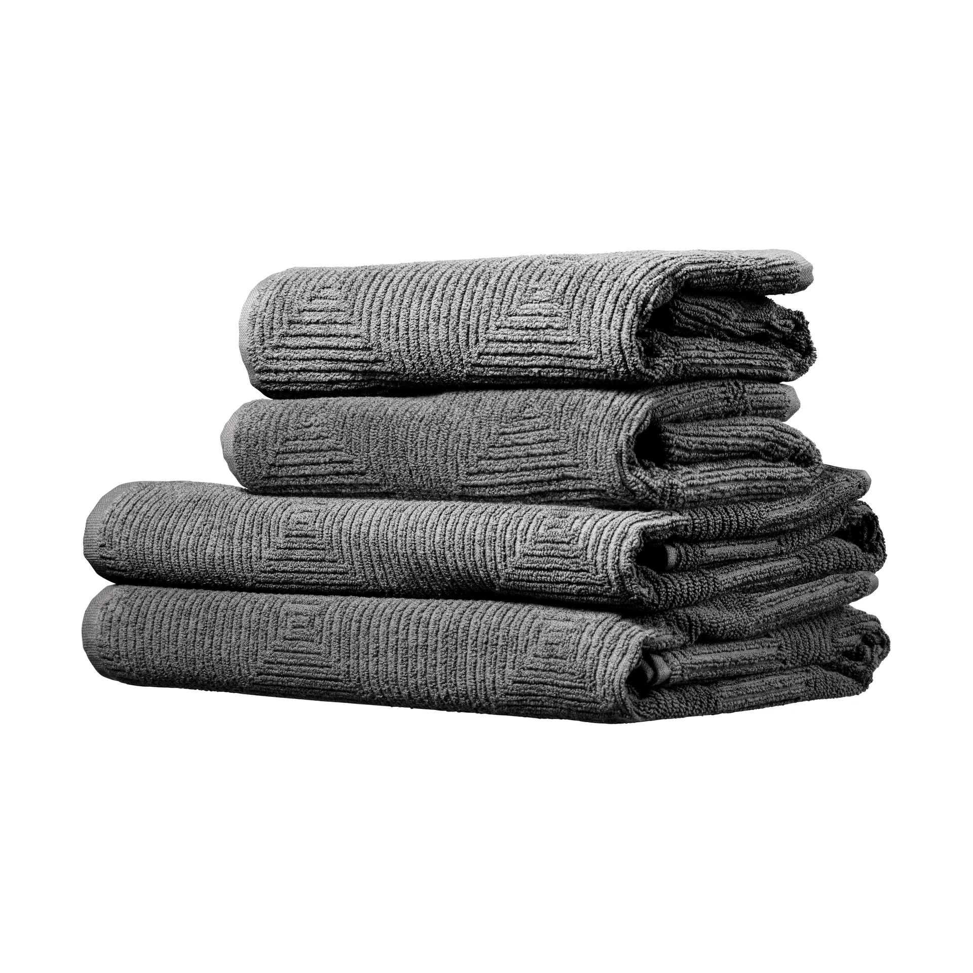 R33 Kirkeby handduksset 4 delar, Granite gray FDB Møbler