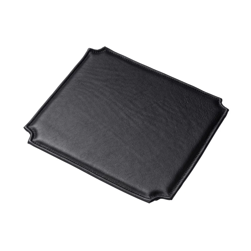 R5 Nøje J178 sittdyna, Black leather FDB Møbler