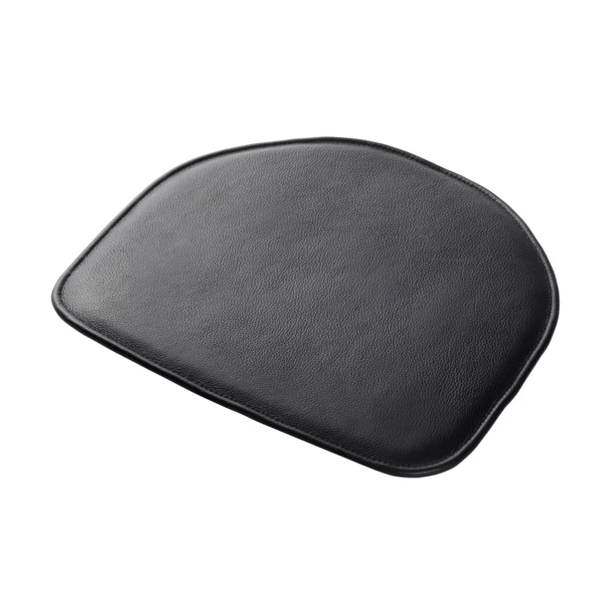 R5 Nøje J46 sittdyna, Black leather FDB Møbler