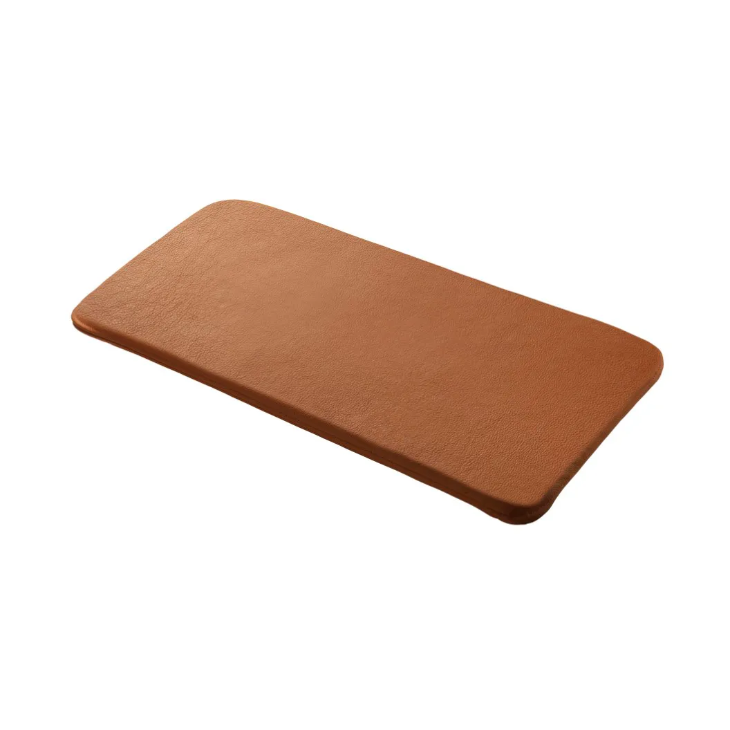 R6 Radius sittdyna 33x65 cm, Cognac leather FDB Møbler