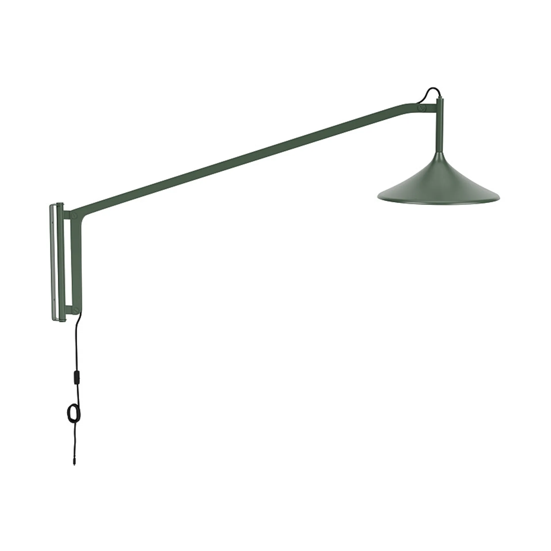 U17 Hasle vägglampa, Olive green, 134 cm FDB Møbler