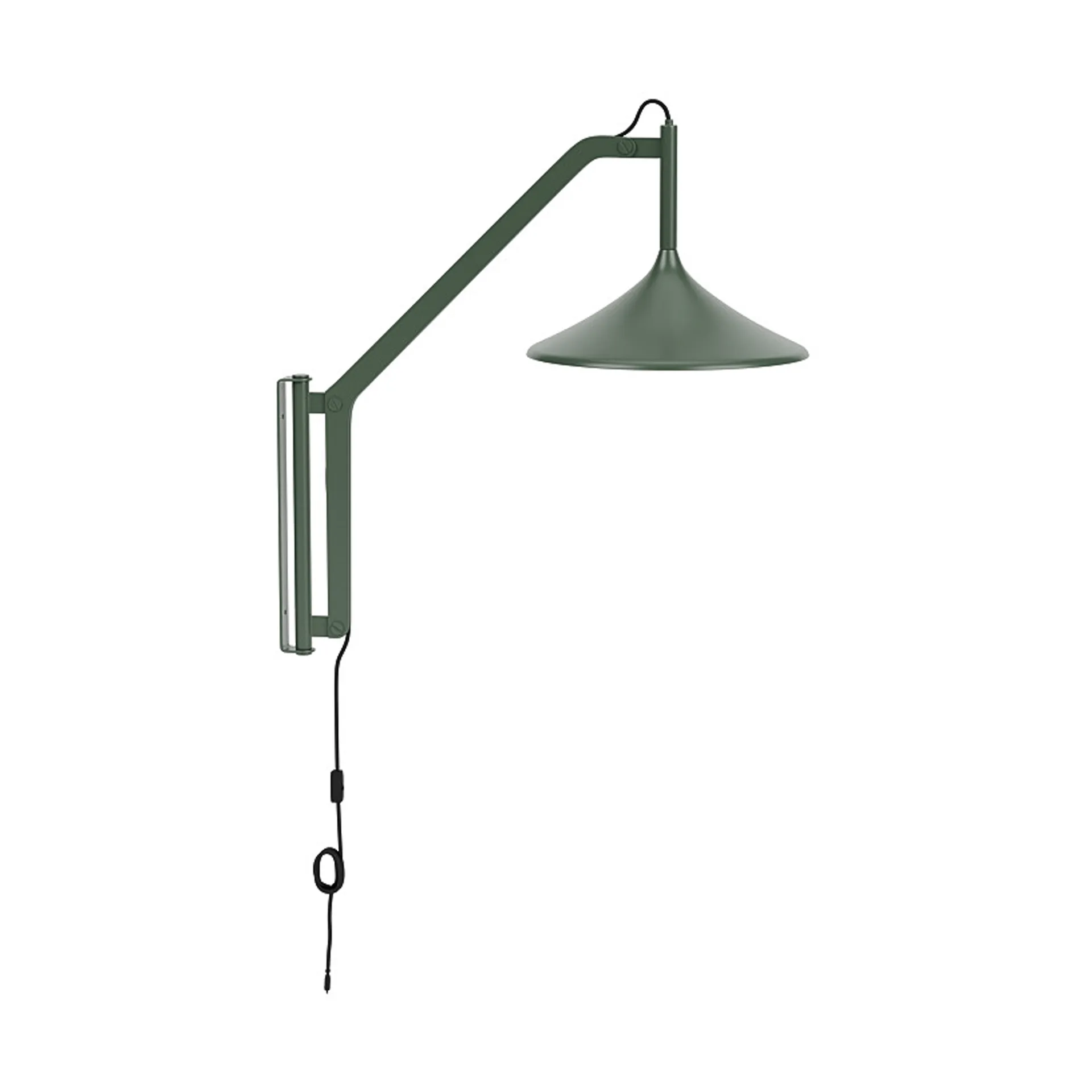 U18 Hasle vägglampa, Olive green, 67,5 cm FDB Møbler