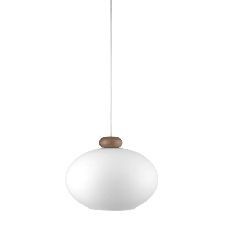 U2 Hiti pendel, Opal-walnut nature lacquered FDB Møbler