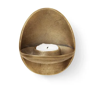 Agapé värmeljushållare vägg - Brass finish - Ferm Living