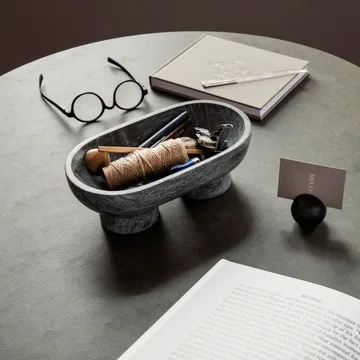 Alza skål - svart - Ferm Living