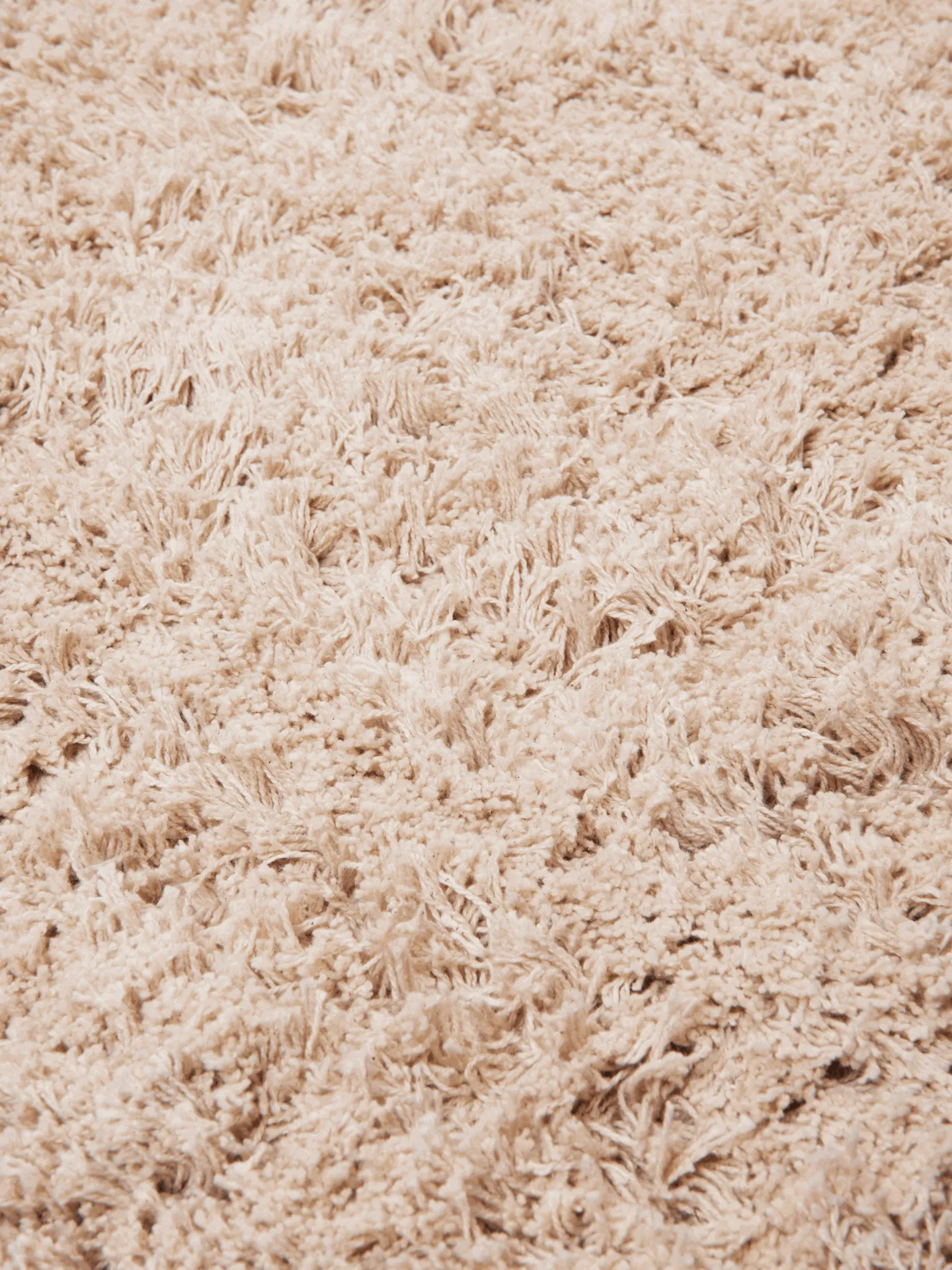 Amass long pile matta 140x140 cm, Off-white Ferm Living