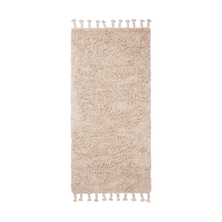 Amass long pile matta 70x140 cm - Off-white - Ferm Living