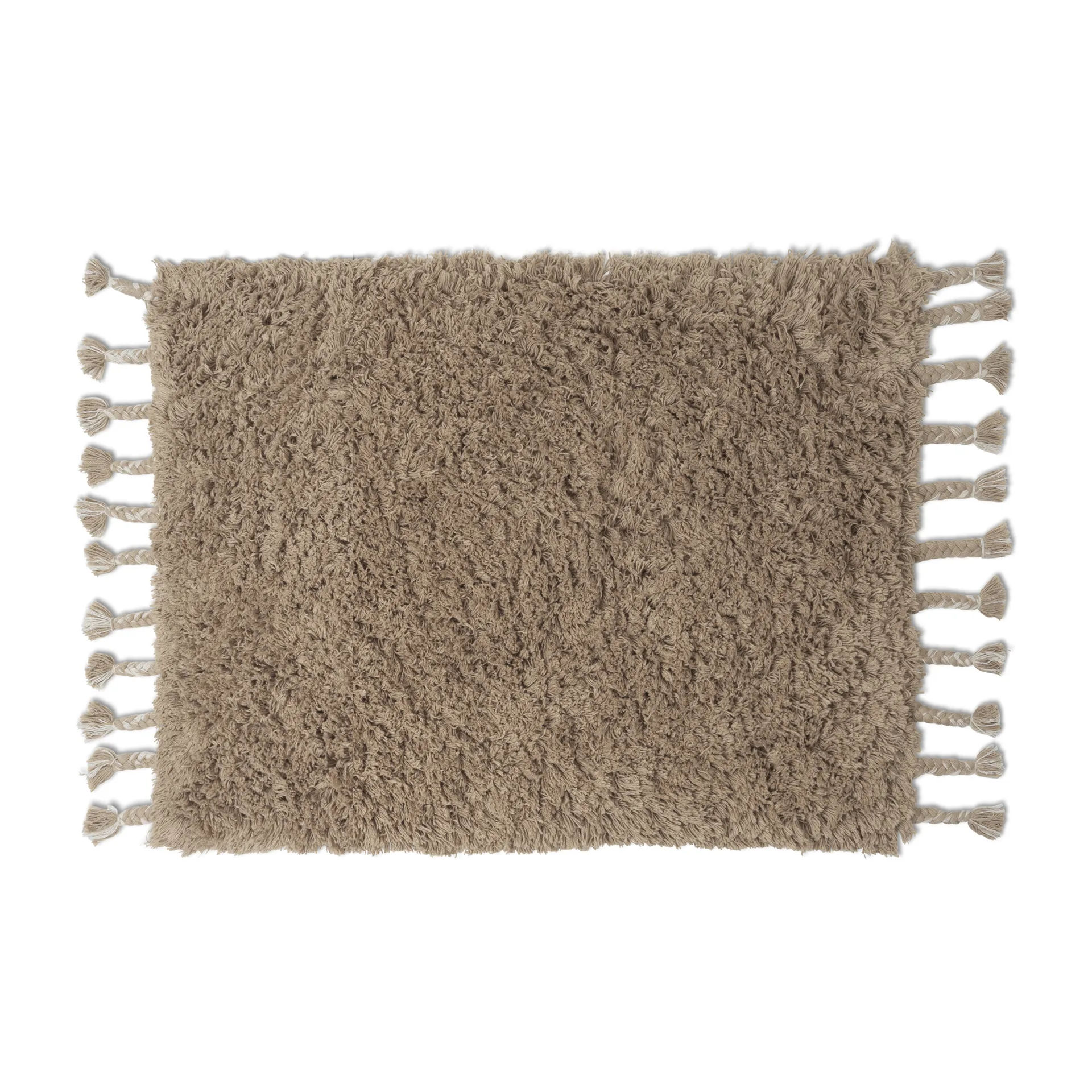 Amass long pile matta 70x50 cm, White Pepper Ferm Living