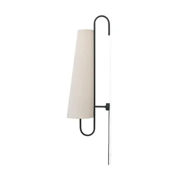 Ancora vägglampa - Black-Natural - Ferm Living