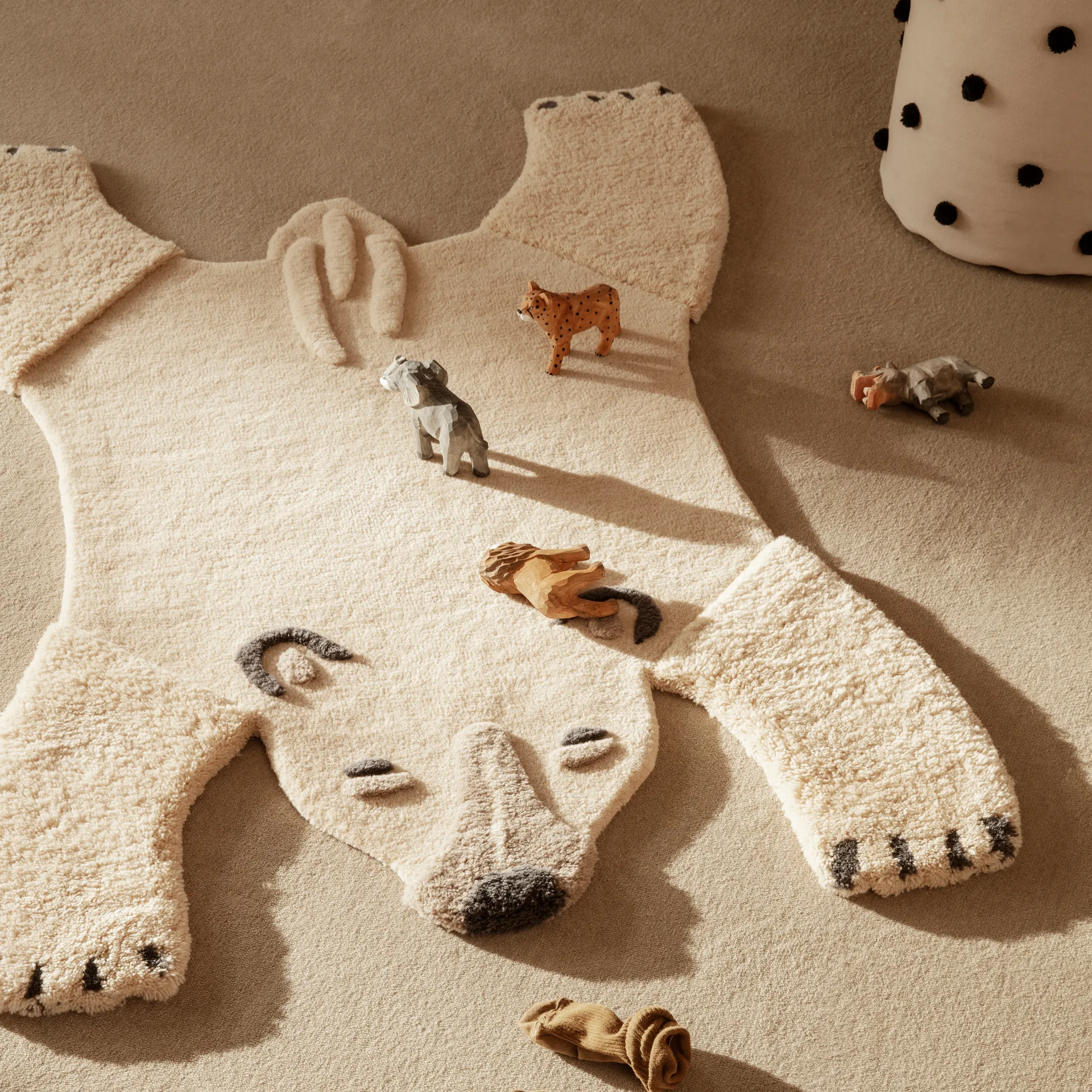 Animal ullmatta, Polar bear Ferm Living