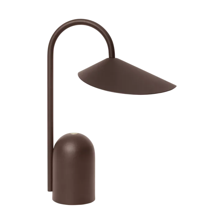Arum portabel lampa - Dark Chocolate - Ferm Living