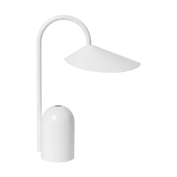 Arum portabel lampa - White - Ferm Living