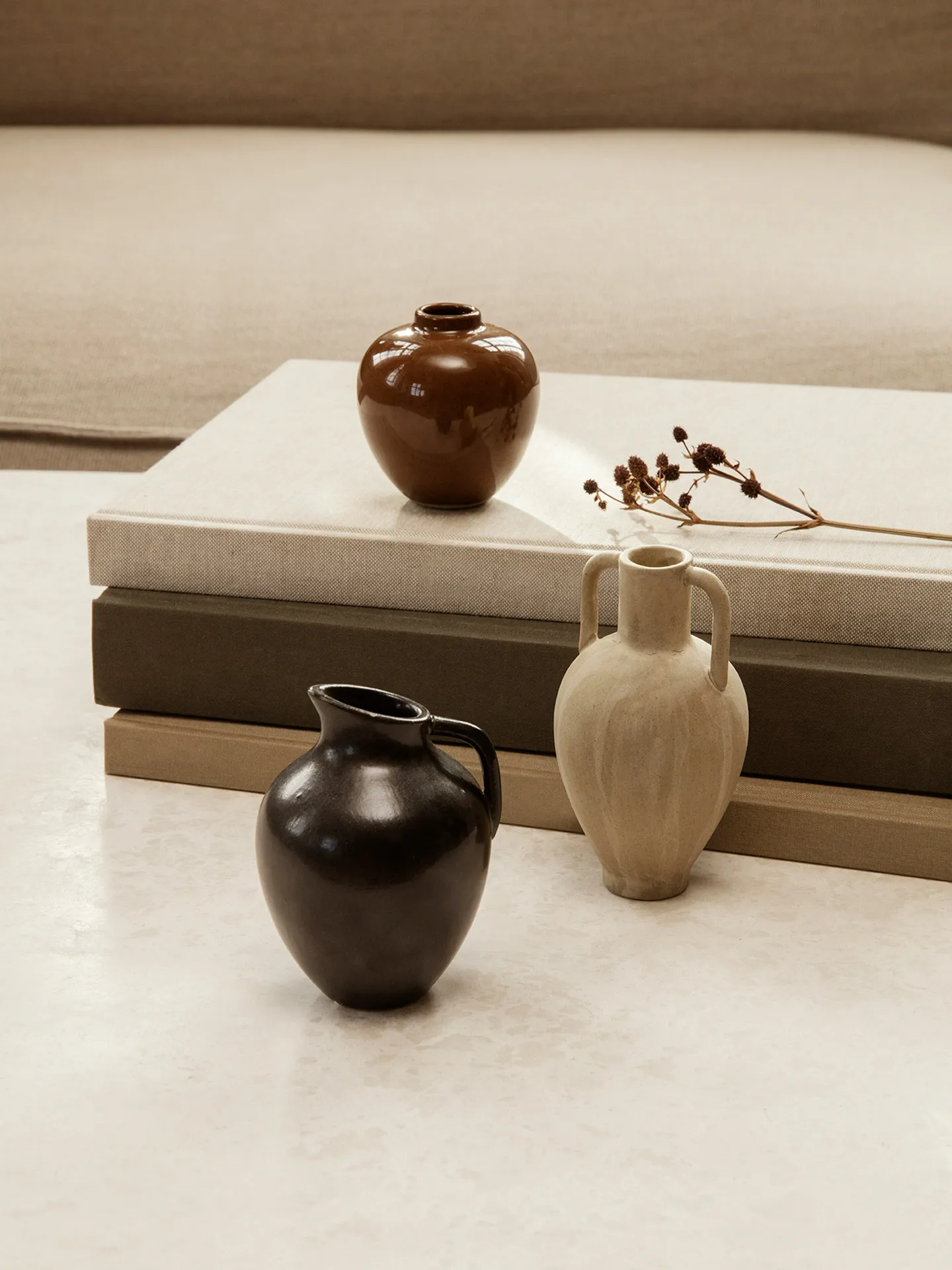 Ary minivas medium, Charcoal Ferm Living