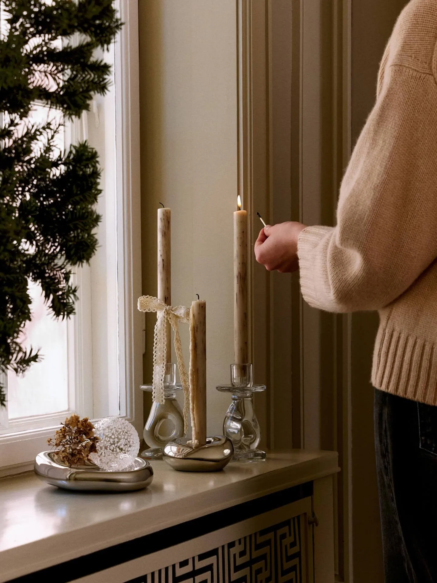 Bellure ljusstake, Silver Ferm Living