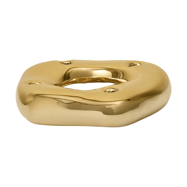 Bellure ring ljusstake - Mässingfinish - Ferm Living