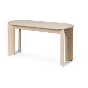 Bevel bänk 90 cm - Vitoljad bok - Ferm Living