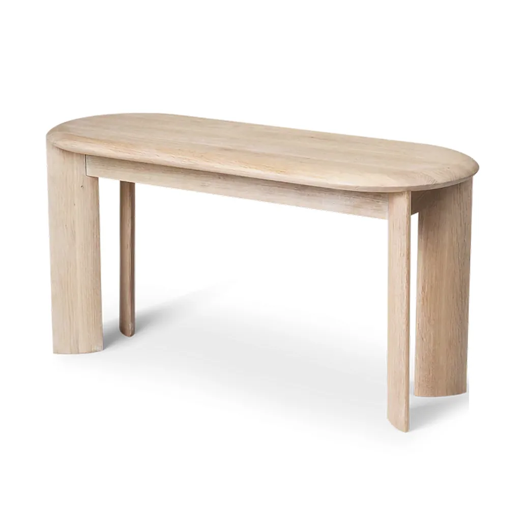 Bevel bänk 90 cm, Vitoljad ek Ferm Living