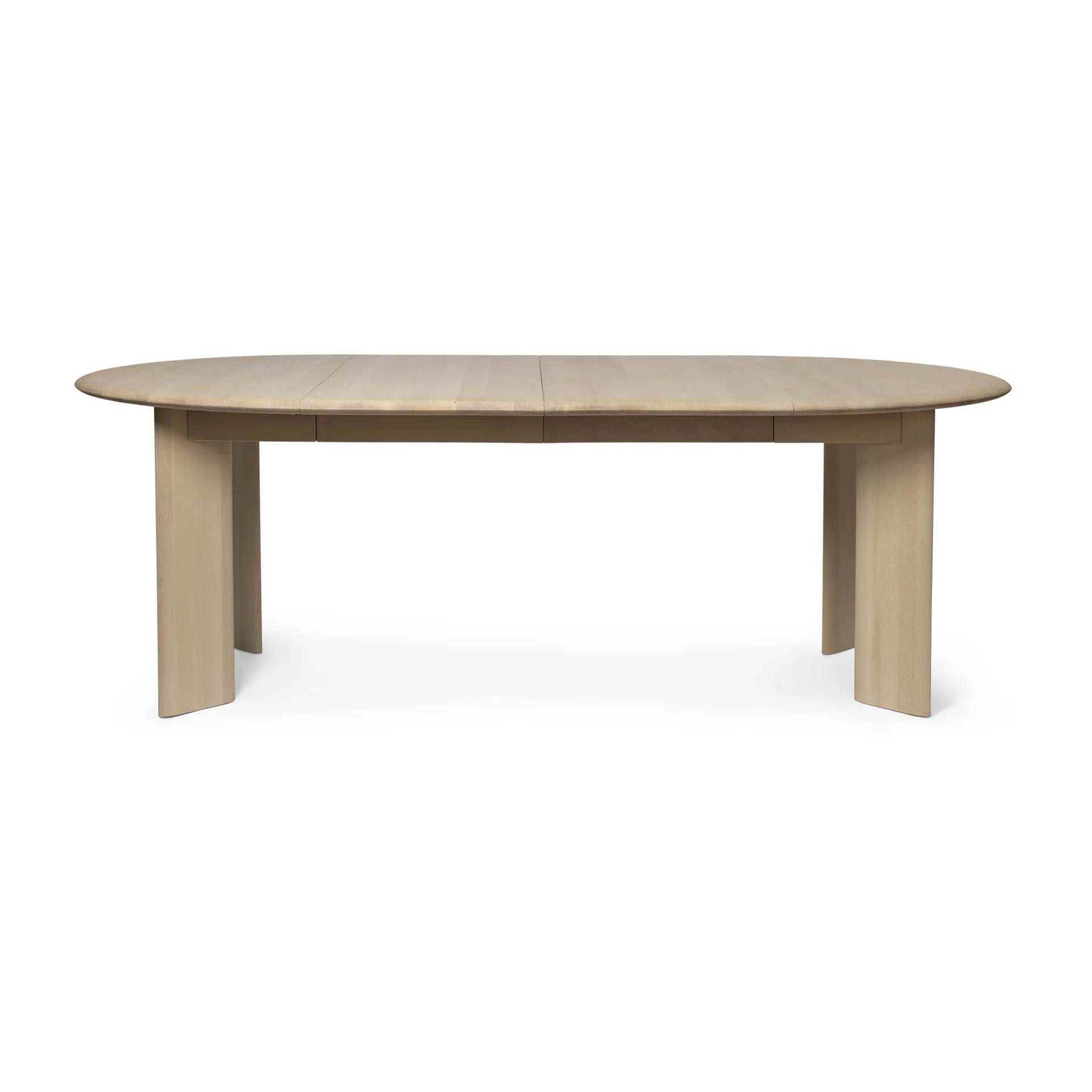 Bevel Extendable matbord, Vitoljad bok, incl. 2 st iläggsskivor Ferm Living