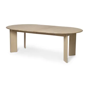 Bevel Extendable matbord - Vitoljad bok, incl. 2 st iläggsskivor - Ferm Living