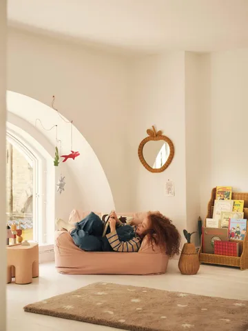 Billow bean bag fåtölj - Rose - Ferm Living