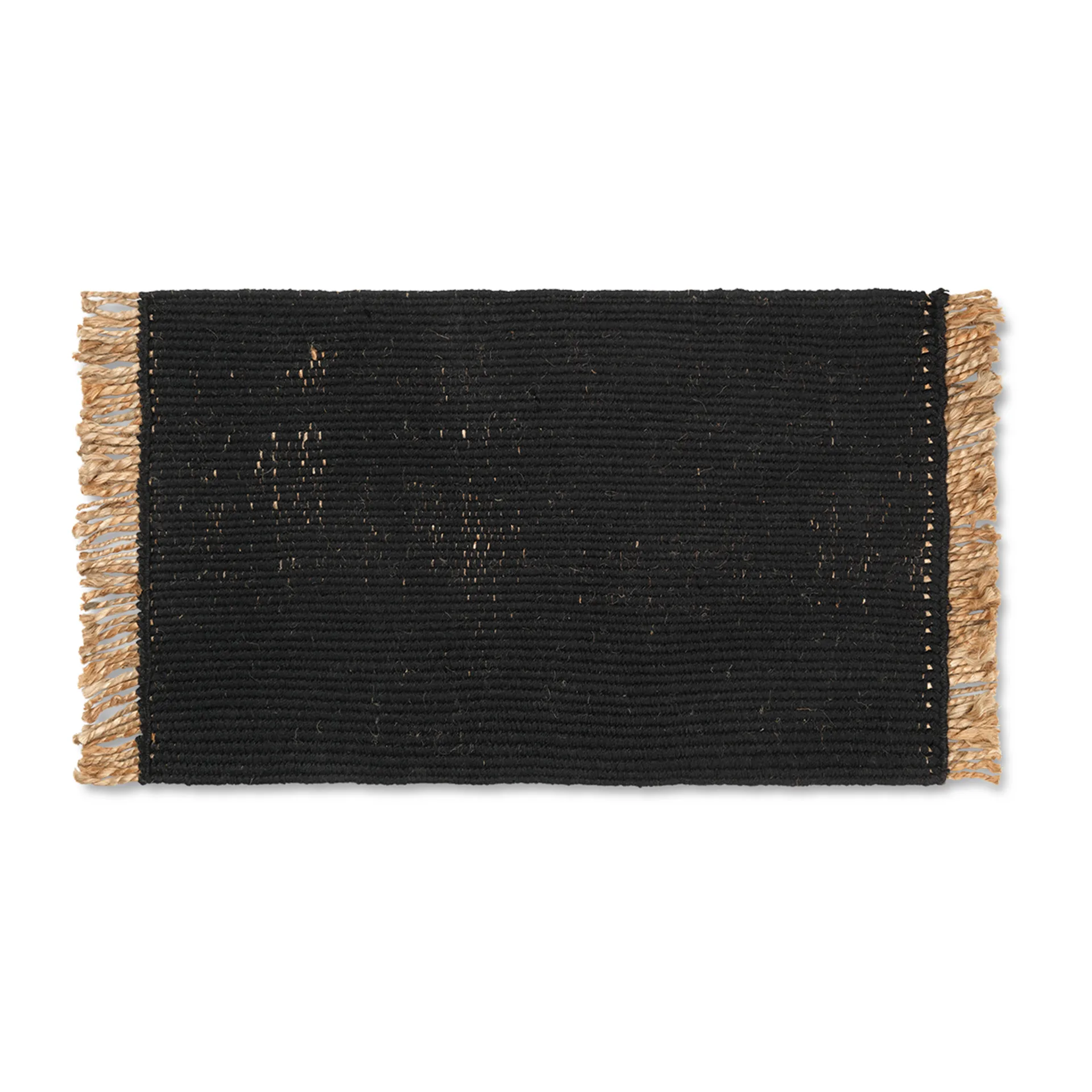 Block dörrmatta 50x80 cm, Black-natural Ferm Living