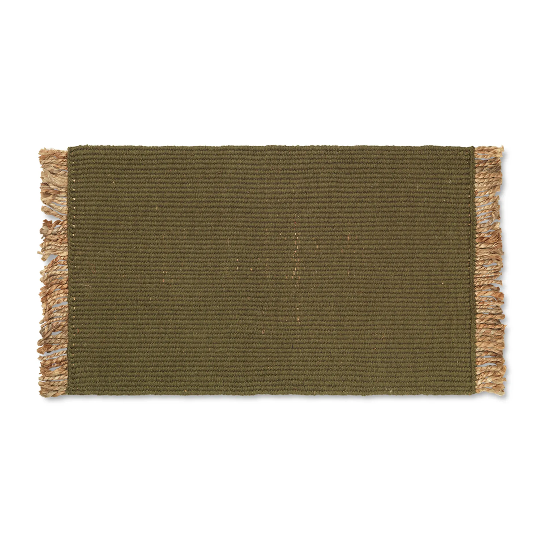 Block dörrmatta 50x80 cm, Olive-natural Ferm Living