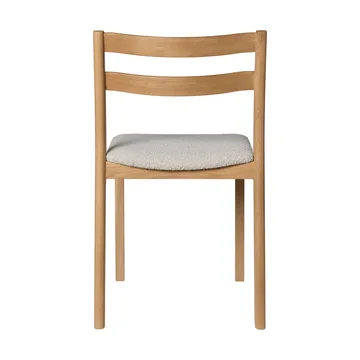 Boda stol - Klädd sits rugged bouclé, ek-natural - Ferm Living
