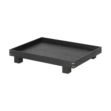 Bon träbricka small - Svartbetsad ek - Ferm Living