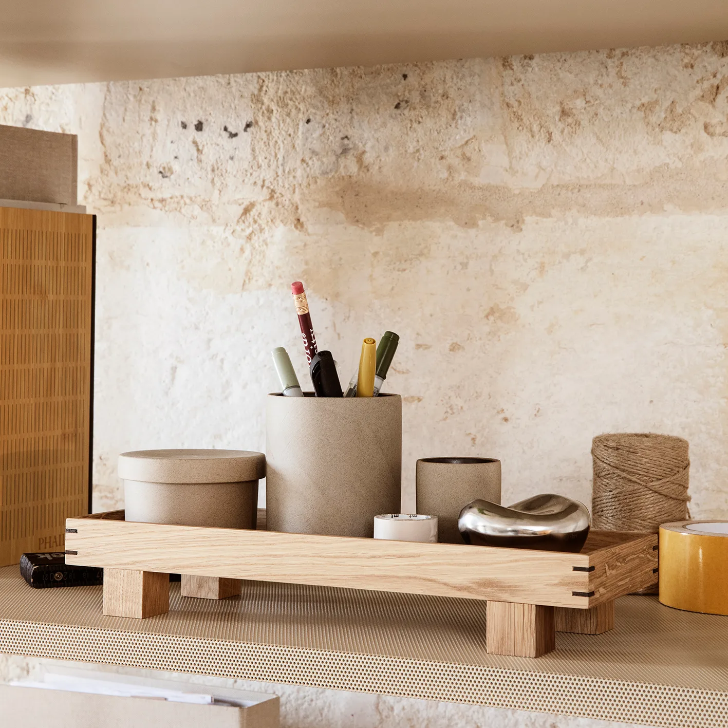 Bon träbricka X small, Ek Ferm Living